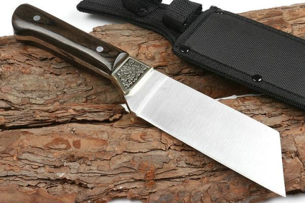 Outdoor 58HRC Wooden Handle Machete 3Cr13 Stainless Steel 5.51 Blade