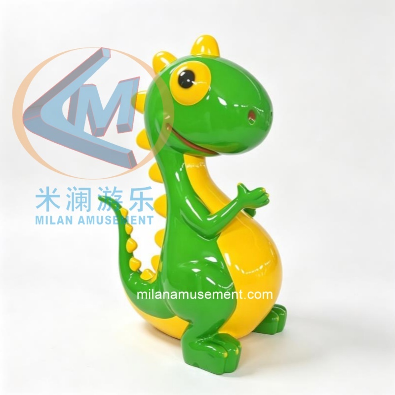 Cartoon Animal & Character Water Spray – FRP Splash Pad Figures for Water Parks