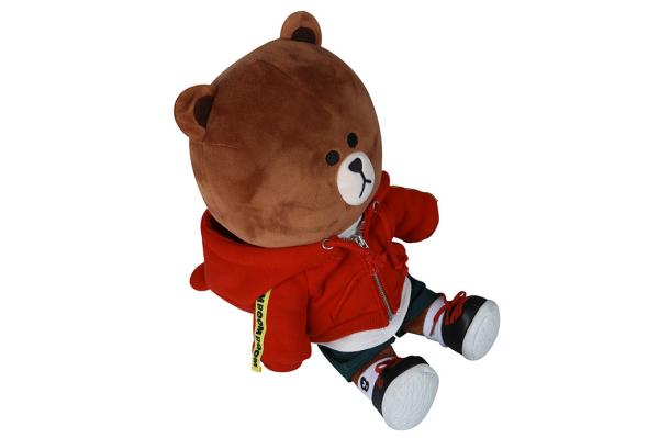 Kids Cheer Huggable Grizzly Bear Soft Toy adorable For Christmas