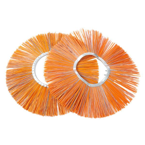 205*660mm Street Snow Sweeper Brush For Road Cleaning Wafer Brush