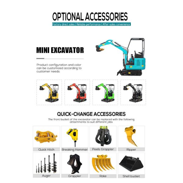 Гидравлический экскаватор с ползучей ручкой 1 тонны 1,2 тонны 1,5 тонны 2 тонны мини-капыльная машина с EPA