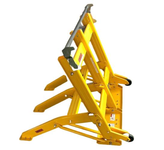 Electrostatic Spraying Rustproof Anti Vehicle Barrier With Wheels