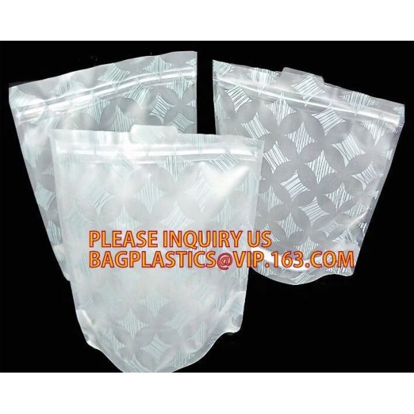 LDPE/PP Custom Printed Zip Lock Self Seal Plastic Bag/Zipper Pouch For Garment
