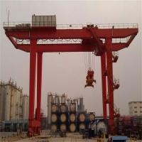 Elevador em forma de caixa pesado exterior Crane Machine Double Beam Gantry Crane With Mobile Trolley
