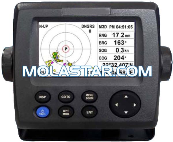Molastar 4.3 Inch Marine GPS Combo AIS Transponder with GPS Navigator