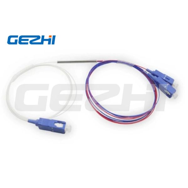 1x2 Configuration Fiber Optic Coupler with Low Insertion Loss and Wide Operating Temperature