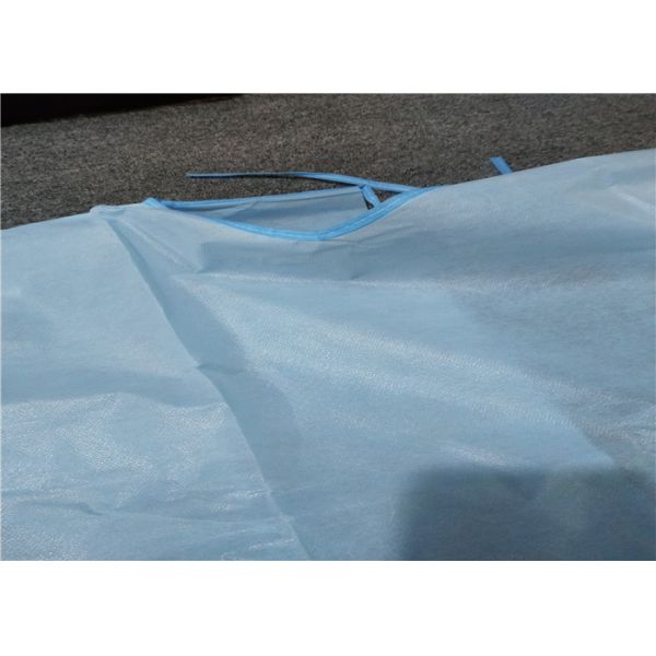 Knit Cuff Breathable Disposable Coverall Suit Gown Level 1/2/3 White Blue Yellow