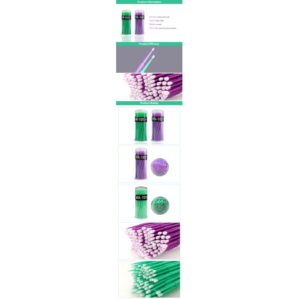 Individual Disposable Mascara Brushes Eyelash Extension Brush Environment - Friendly