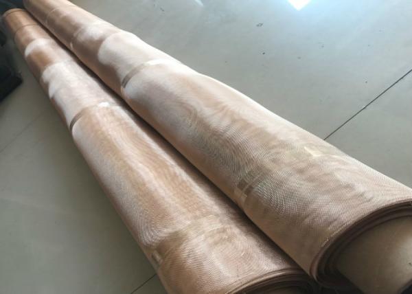 Phosphor Bronze Copper Wire Mesh Screen Plain Weaving Style For Paper Making
