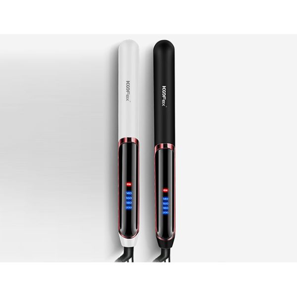 Покрытое керамическое покрывает температуру плоского раскручивателя волос утюга электрическую регулируемую