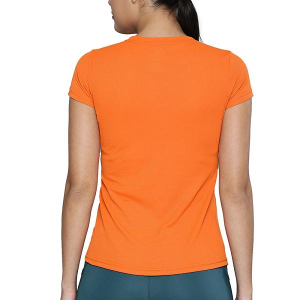 Private Label Plain Round Neck Breathable Blank Gym Women T-shirt Custom Printing