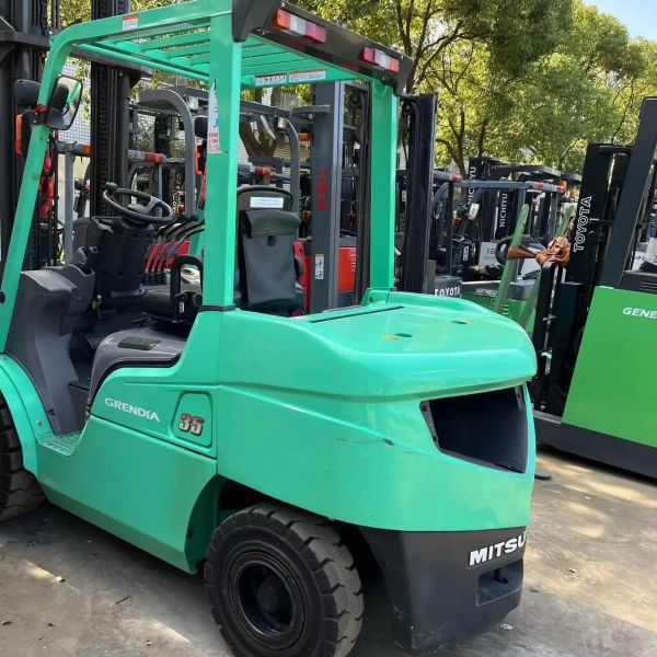 35 Ton Mitsubishi Second-hand Forklift in Good Condition with Liyuan Hydraulic Pump