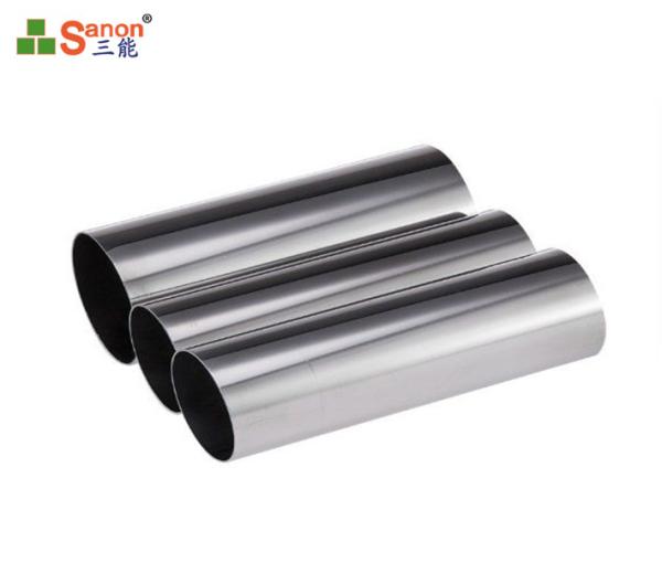 Custom Mirror Hollow Round Pipe ASTM 304 316L 201 Thickness 0.4 - 2.0mm