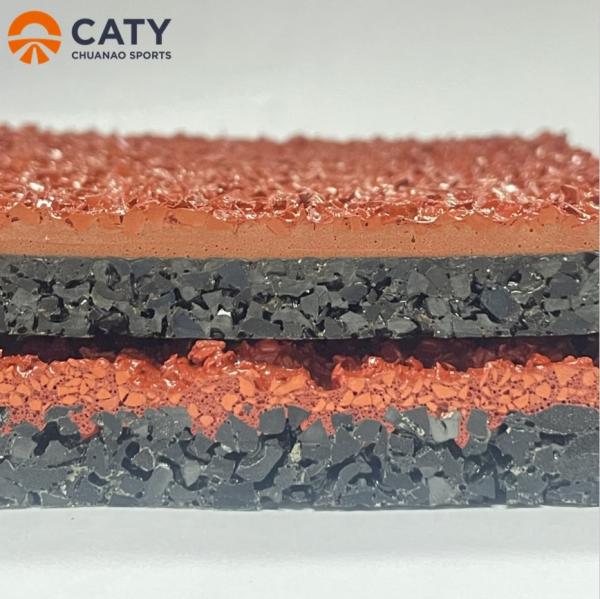 Anti UV Sports Running Track Soundproof EPDM Rubber Granules China Running Track Installation Factories