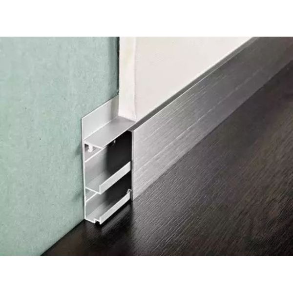 Prevent Floor Deformation Aluminum Skirting Board