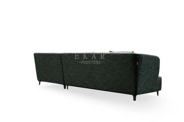 Living Room Furniture L Shaped Fabric Couch Corner Sofa Set