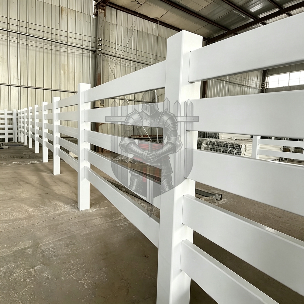 PVC / Vinyl Post & Rail Fence PVC / Vinyl Ranch Rail Fence Paddock Fencing