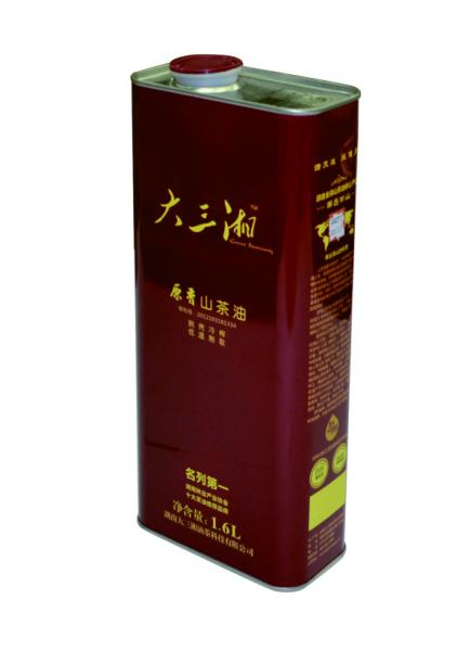 DADI Food Grade Super Oil Container 1.25L Liquid Food Oil Can Customized Printing with Imported Plastic Spout