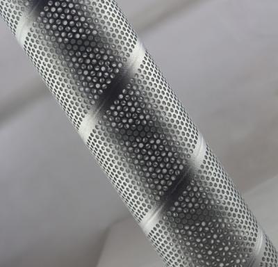 Galvanized Steel Spiral Perforated Tube Custom Length ASTM GB Rust Prevention