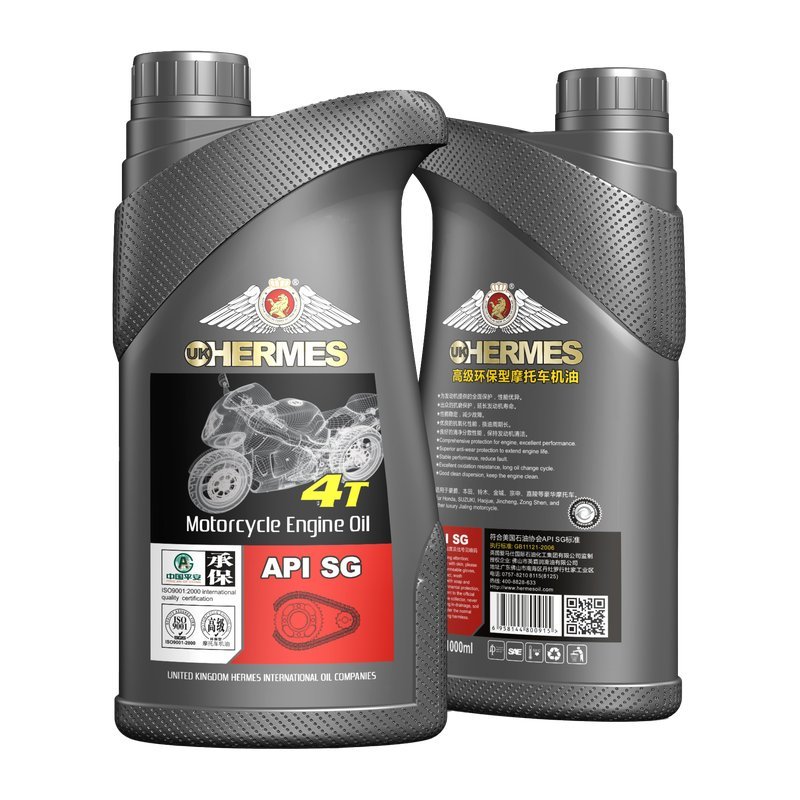 High-Performance API SG 4-Stroke Motorcycle Engine Oil in 1L Pack for Private Label