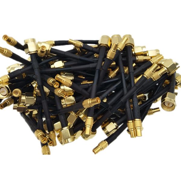 Малопотертая прямо женщина ММКС к кабелю РФ расширения отрезка провода коаксиала разъем-вилки РГ174 СМА