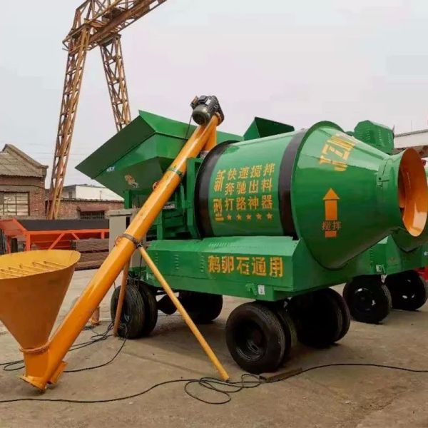 JZM700 Mobile Cement Mixer Concrete Mixing Machine 400L Output Capacity