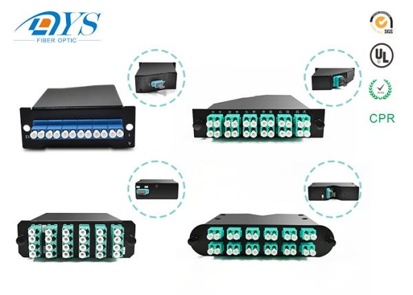 12 24 36 Cores Fiber Optic MTP MPO LGX Cassette Module Ultra Elite Adapter Cassette