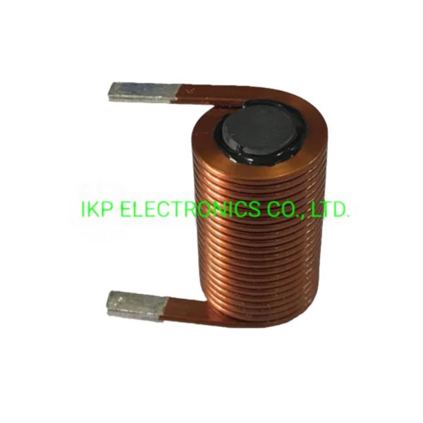 High Current Horizontal R0205 Flat Wire Ferrite Rod Core Power Inductors From Ikp Factory