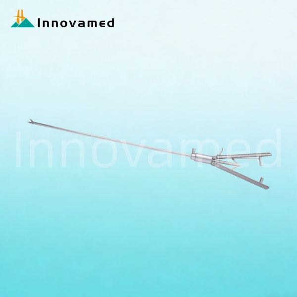 Precision Laparoscopic Instruments A Shape Titanium Alloy Needle Holder Surgery