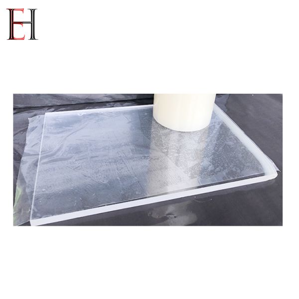 Temporary Transparent Color PE Adhesive Glass Protective Film For Window and door Glass
