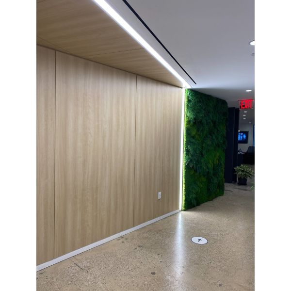 Seamess Woodgrain Aluminium Panels Microperforated Metal Wall Soundproofing Board
