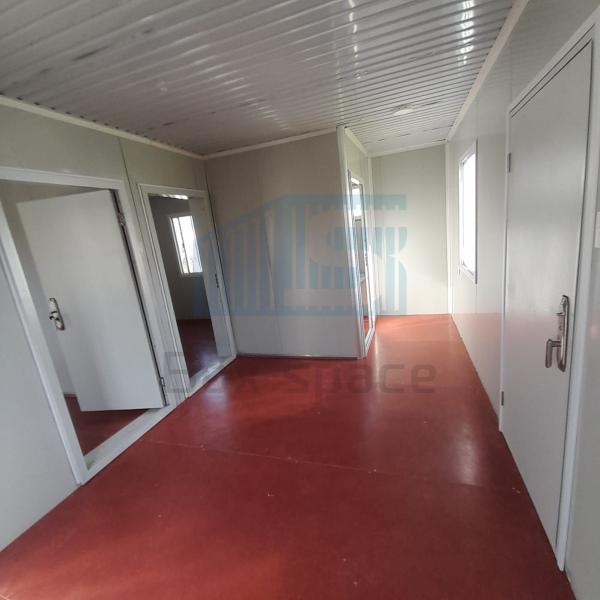 Casa de 2 quartos em contêiner à prova de fogo