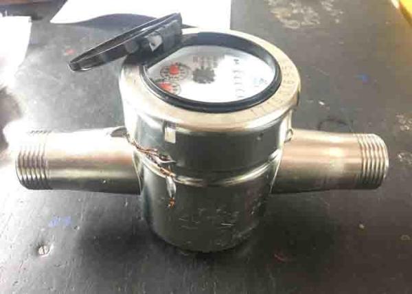 Stainless Steel Multi Jet Water Meter Magnetic Drive DN15 Dry Dial Utility Billing