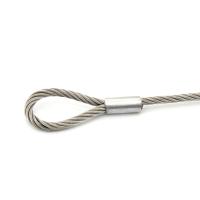 2.5mm en acier inoxydable 7 19 fil de fer de corde brillante Aucun éboulement dans l'utilisation courante