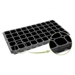 bandeja plástica de 288 células profunda grossa do berçário de Tray Four Angle Circle Rice da plântula do PVC de 0.6mm