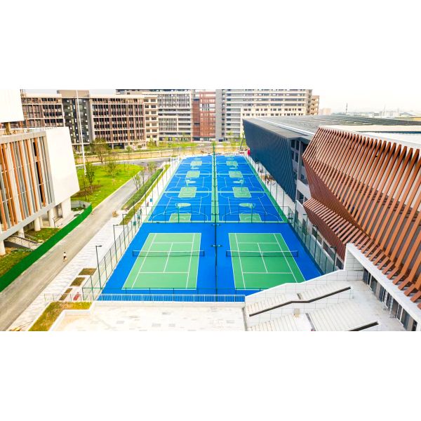 Quick installation Sustainable Prefabricated Acrylic Surface Indoor & Outdoor Basketball Court Covering Volleyball Badminton Tennis For Sports Field Sport Clubs Educational Institutions
