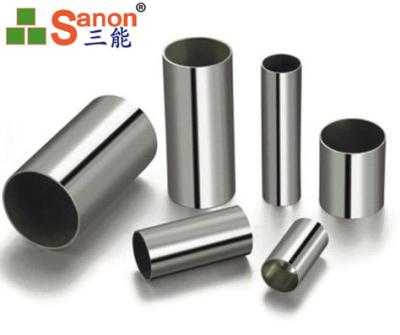 Tubo soldado de aço inoxidável 25mm de cinco estrelas, seção oca circular ASTM ASME