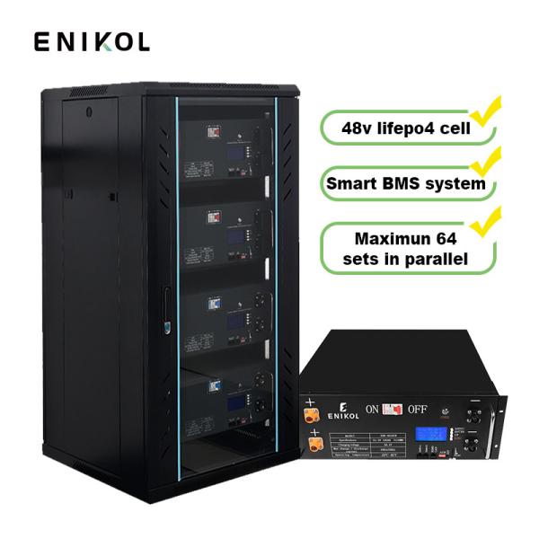 51.2V LFP Lifepo4 Bateria 50ah 100ah 200ah 24V 48V Bateria de iões de lítio