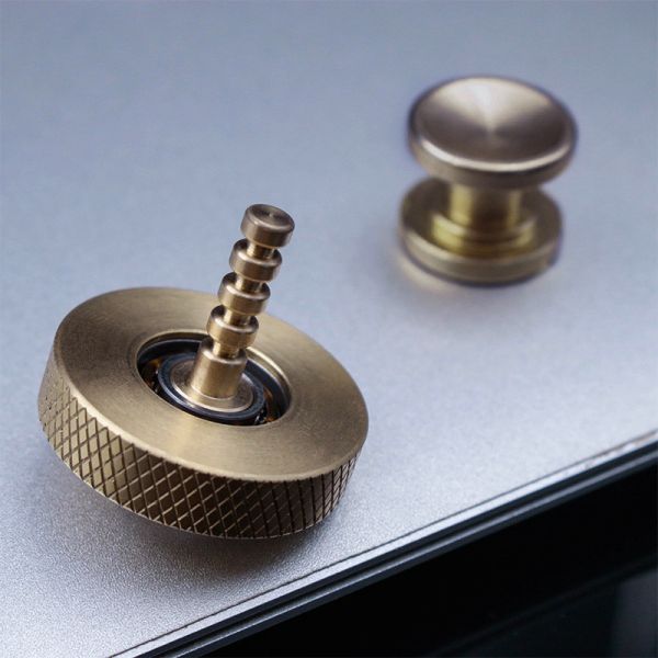 Durable Mechanics Fidget Spinner Metal Stainless Steel with Smooth Bearings Figit Toy