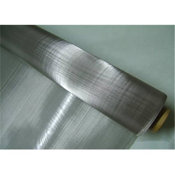 Metal Fine Plain Weave 316  Wire Mesh Filter Screen Stainless Steel With 1 - 635 Mesh Hole