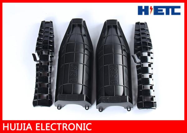BTS installation Gel Seal Fiber Optic Closure for 1 - 5/8 Feeder Cable 49.5 - 52 mm Oulet