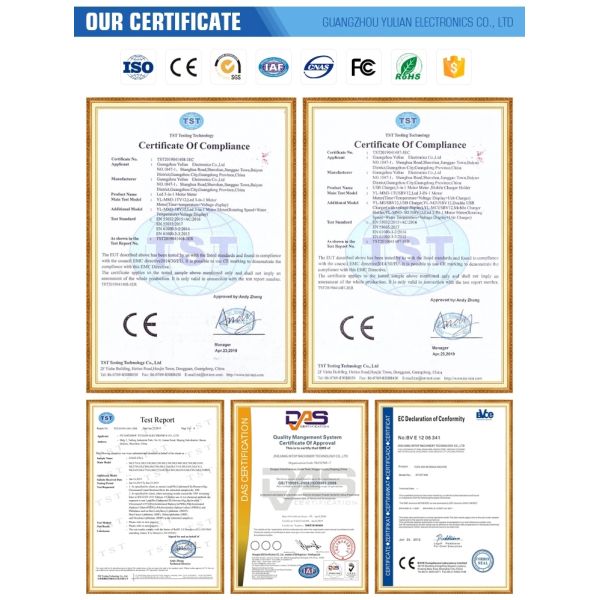 FCC 360D Waterproof Heavy Duty Motorcycle Phone Mount , USB ABS Telescopic Phone Holder