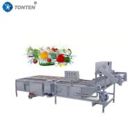 Máquina de limpeza de alimentos de tipo ondulatório totalmente automática para limpeza de frutas e vegetais