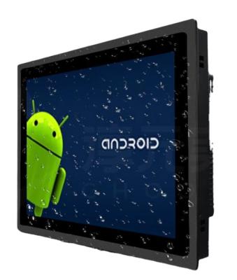 Ecrã táctil industrial Android à prova d'água de 21,5 polegadas Linux Panel PC para terminal inteligente