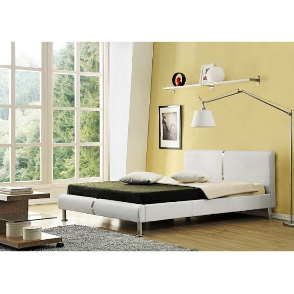 Certificación simple del CE ROSH BSCI de la cama de la imitación de cuero del dormitorio