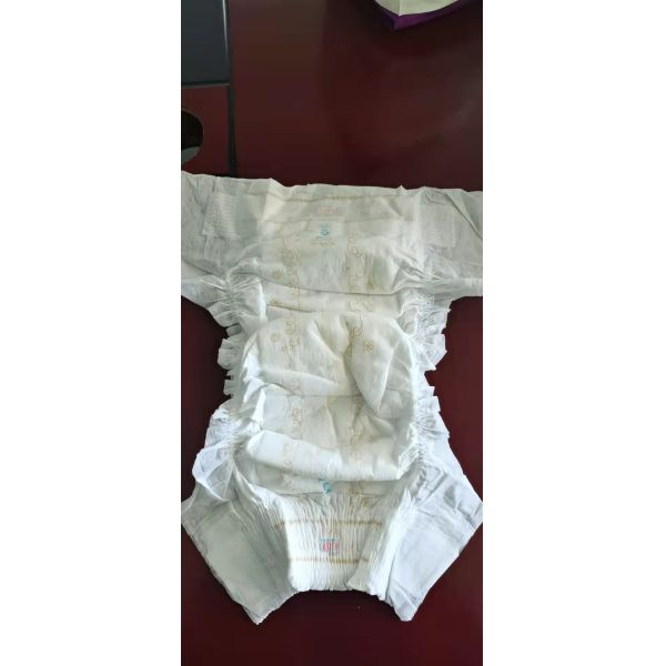 Second Grade Disposable Pampers B Grade Baby Diapers Clothlike Backsheet Haiti Market