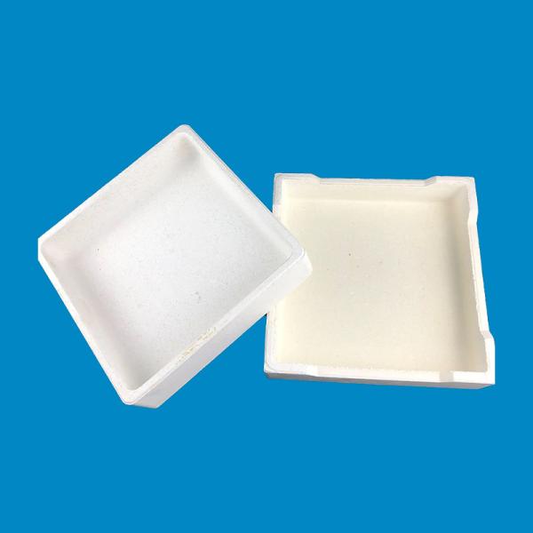 Firing Melting Zirconia Ceramic High Alumina Crucible For Calcination