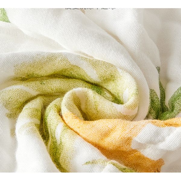 Младенец ткани марли 4 слоев 100% хлопок 40S Swaddle напечатанный мультфильм одеяла