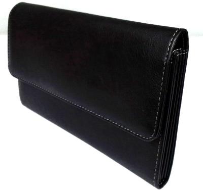 Minimalist Black Passport And Ticket Holder Travel Wallet PU Material Made