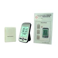 Termômetro interior Higrômetro com sensor de temperatura exterior sem fio e ecrã LCD